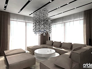 luksusowe wnętrze salonu - zdjęcie od ARTDESIGN architektura wnętrz