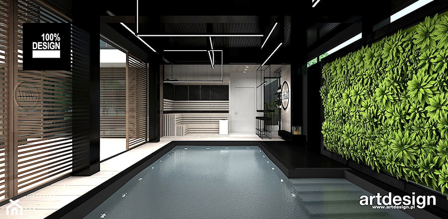 Projekt basenu i domowego spa - zdjęcie od ARTDESIGN architektura wnętrz