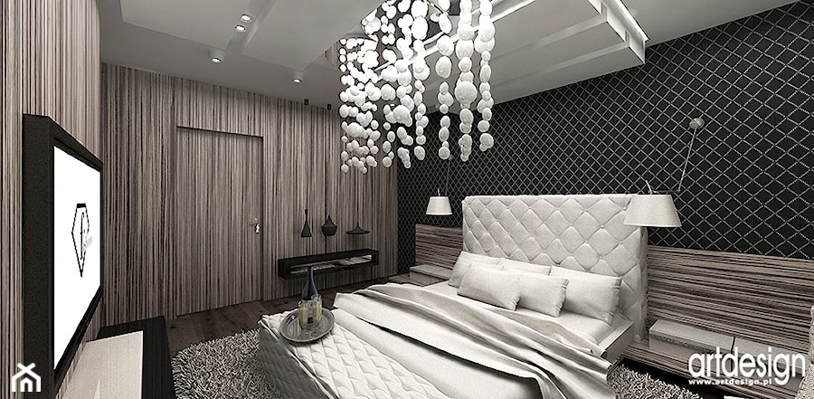 projekty sypialni - zdjęcie od ARTDESIGN architektura wnętrz