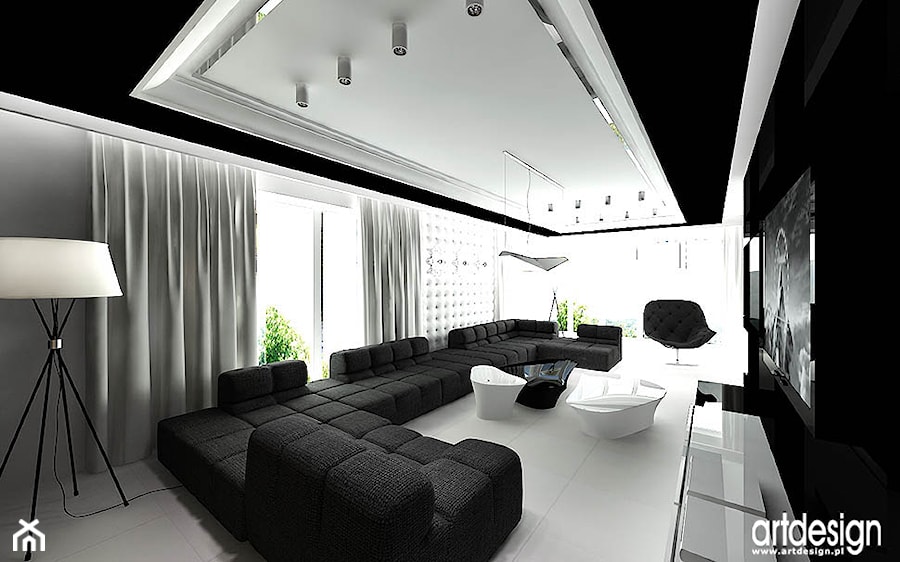 nowoczesny salon - zdjęcie od ARTDESIGN architektura wnętrz