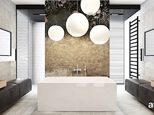 COME RAIN OR SHINE | II | Wnętrza domu - Średnia na poddaszu łazienka z oknem, styl nowoczesny - zdjęcie od ARTDESIGN architektura wnętrz