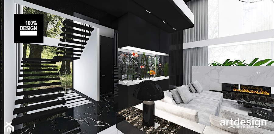 AT THE DROP OF A HAT | Wnętrza domu - Schody, styl nowoczesny - zdjęcie od ARTDESIGN architektura wnętrz