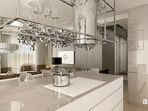 otwarta kuchnia w apartamencie - zdjęcie od ARTDESIGN architektura wnętrz