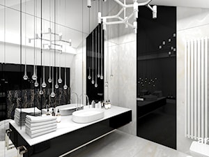 Kontrastowa łazienka w stylu nowoczesnym - zdjęcie od ARTDESIGN architektura wnętrz