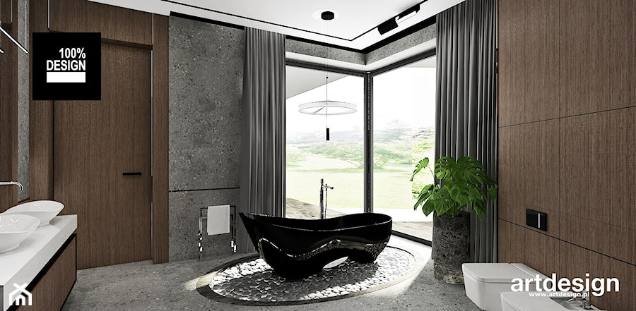 Designerska łazienka - zdjęcie od ARTDESIGN architektura wnętrz