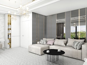 IT IS LIKE OXYGEN | II | Wnętrza domu - Średni biały szary salon, styl nowoczesny - zdjęcie od ARTDESIGN architektura wnętrz