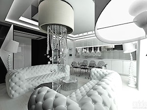 salon nowoczesne wnętrza - zdjęcie od ARTDESIGN architektura wnętrz