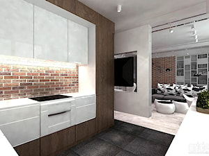 projektowanie kuchni w mieszkaniu - zdjęcie od ARTDESIGN architektura wnętrz