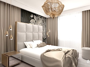 CATCH THE WIND | II | Wnętrza domu - Średnia biała sypialnia, styl nowoczesny - zdjęcie od ARTDESIGN architektura wnętrz