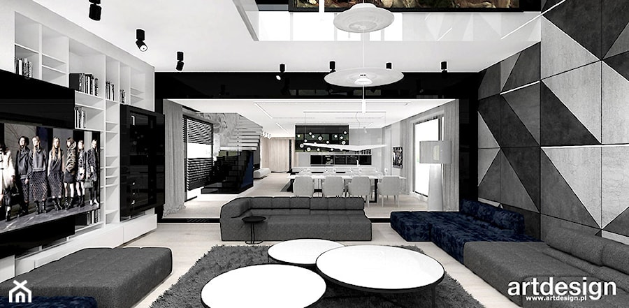 SECOND NATURE | I | Wnętrza rezydencji - Salon, styl nowoczesny - zdjęcie od ARTDESIGN architektura wnętrz