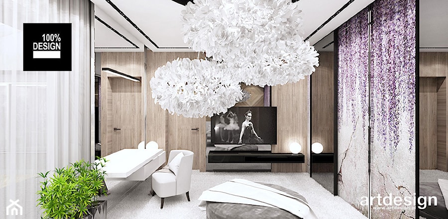 GOLDEN MEAN | II | Wnętrza domu - Sypialnia, styl nowoczesny - zdjęcie od ARTDESIGN architektura wnętrz