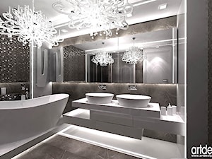 łazienka z wanną wolnostojącą - zdjęcie od ARTDESIGN architektura wnętrz