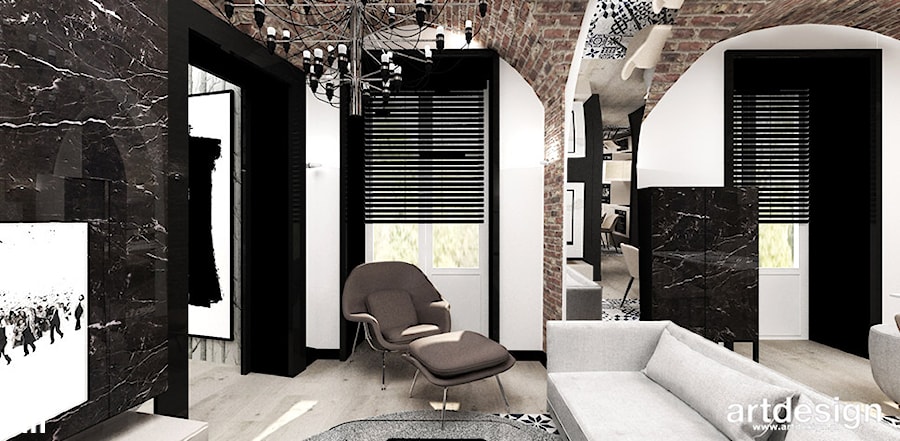 INSTANT BEAUTY | Wnętrza apartamentu - Salon, styl nowoczesny - zdjęcie od ARTDESIGN architektura wnętrz