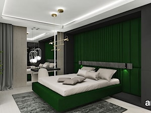 Projekt sypialni w stylu nowoczesnym - zdjęcie od ARTDESIGN architektura wnętrz