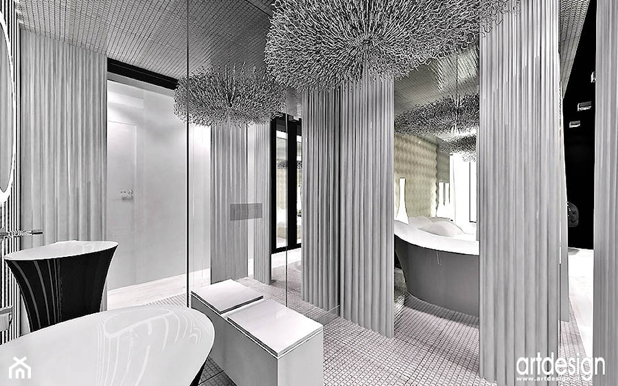 projektowanie nowoczesnej łazienki - zdjęcie od ARTDESIGN architektura wnętrz