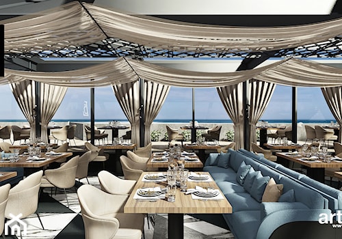 Aranżacja restauracji nad morzem - zdjęcie od ARTDESIGN architektura wnętrz