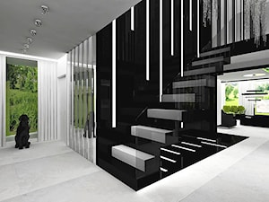 aranżacja holu, klatki schodowej - zdjęcie od ARTDESIGN architektura wnętrz