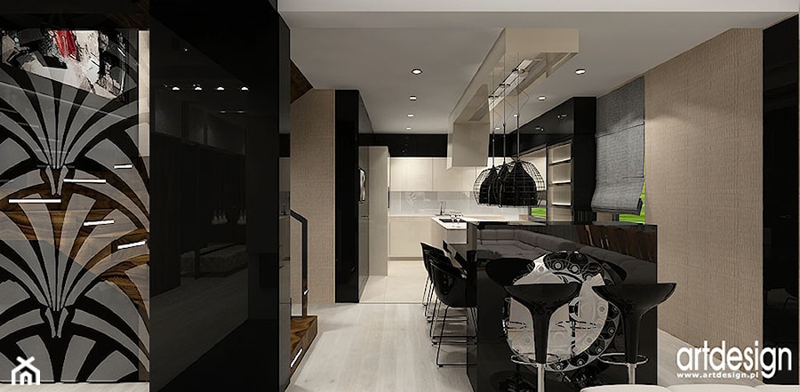 projektowanie luksusowej kuchni - zdjęcie od ARTDESIGN architektura wnętrz