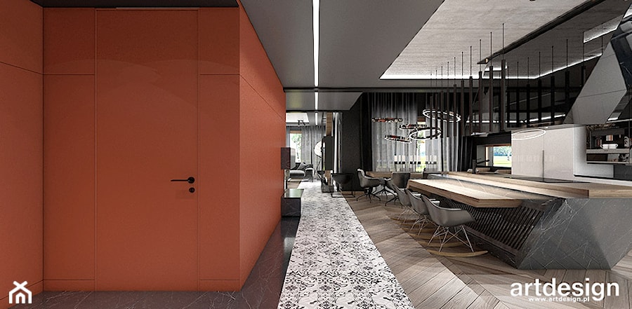 THINK TWICE | Wnętrza domu - Hol / przedpokój, styl nowoczesny - zdjęcie od ARTDESIGN architektura wnętrz