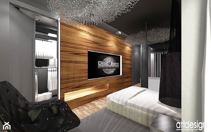projektowanie nowoczesnej sypialni - zdjęcie od ARTDESIGN architektura wnętrz