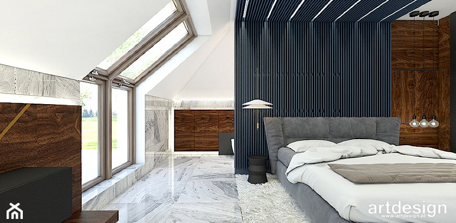 THINK TWICE | Wnętrza domu - Sypialnia, styl nowoczesny - zdjęcie od ARTDESIGN architektura wnętrz