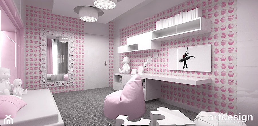FIRST IMPRESSIONS | Wnętrza apartamentu - Pokój dziecka, styl nowoczesny - zdjęcie od ARTDESIGN architektura wnętrz