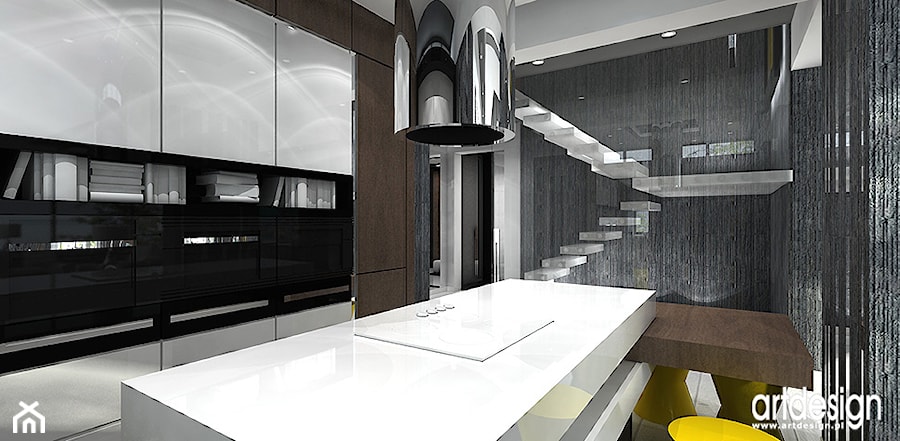 projekowanie luksusowej kuchni - zdjęcie od ARTDESIGN architektura wnętrz