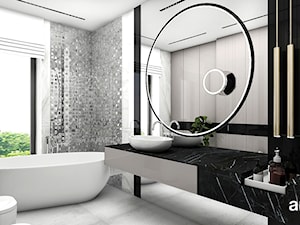 Nowoczesna łazienka z wanną wolnostojącą - zdjęcie od ARTDESIGN architektura wnętrz