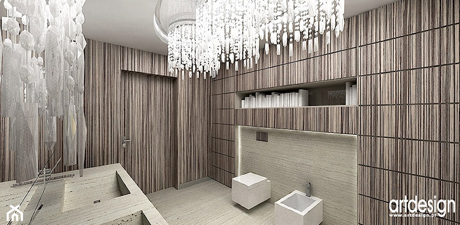 luksusowe wnętrza łazienki - zdjęcie od ARTDESIGN architektura wnętrz