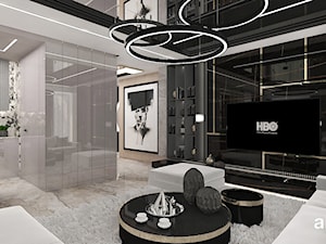 Aranżacja salonu w apartamencie - zdjęcie od ARTDESIGN architektura wnętrz
