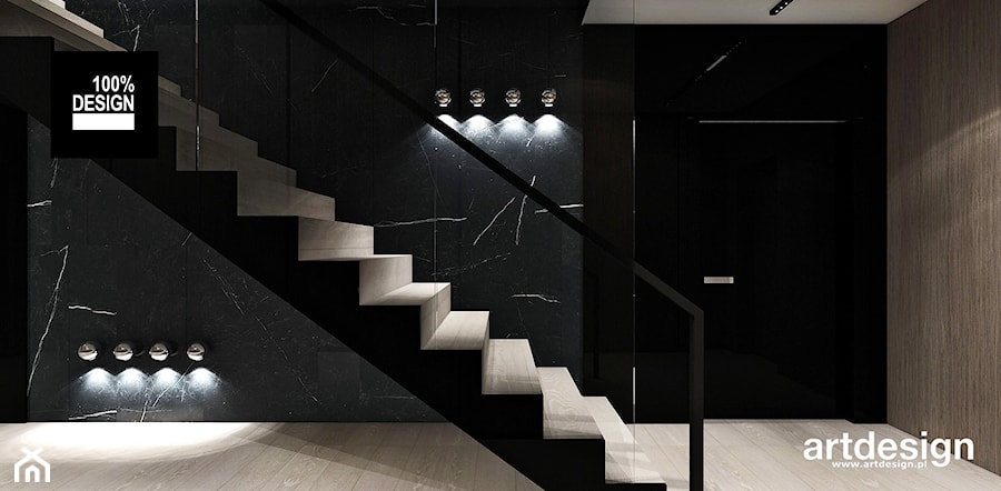 projekt schodów - zdjęcie od ARTDESIGN architektura wnętrz