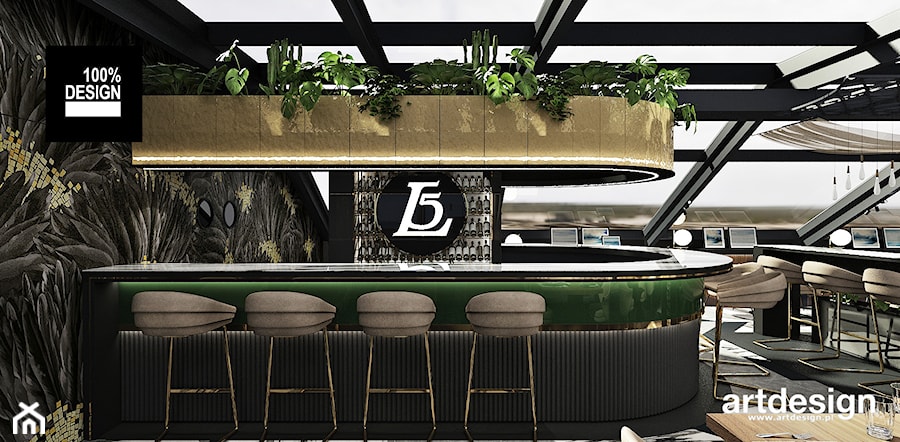 Projekt baru w restauracji - zdjęcie od ARTDESIGN architektura wnętrz