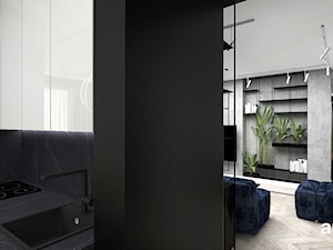 pokój dzienny i kuchnia w apartamencie - zdjęcie od ARTDESIGN architektura wnętrz