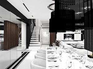 MAKE IT HAPPEN | I | Wnętrza domu - Duża jadalnia jako osobne pomieszczenie, styl minimalistyczny - zdjęcie od ARTDESIGN architektura wnętrz