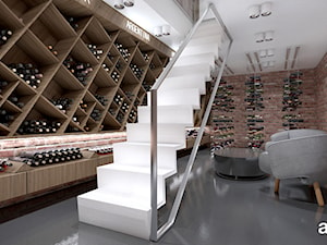 projekt luksusowej piwniczki na wino - zdjęcie od ARTDESIGN architektura wnętrz