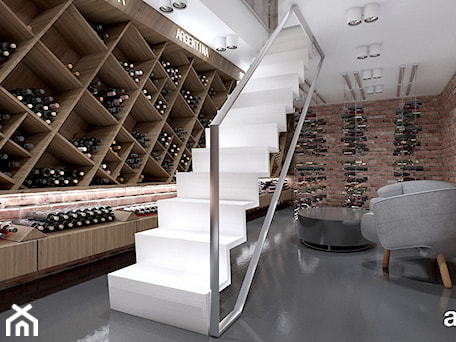 Aranżacje wnętrz - : projekt luksusowej piwniczki na wino - ARTDESIGN architektura wnętrz. Przeglądaj, dodawaj i zapisuj najlepsze zdjęcia, pomysły i inspiracje designerskie. W bazie mamy już prawie milion fotografii!