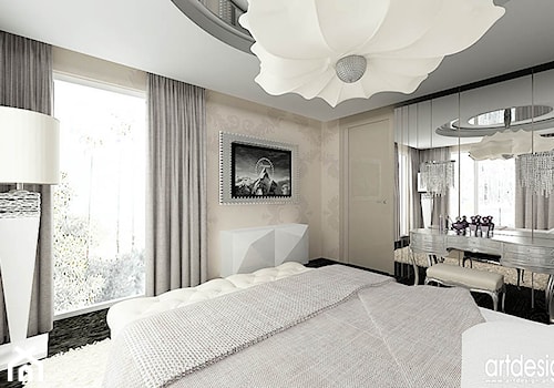sypialnia projektant wnetrza - zdjęcie od ARTDESIGN architektura wnętrz