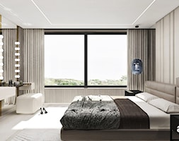 Jasne wnętrze sypialni - zdjęcie od ARTDESIGN architektura wnętrz - Homebook