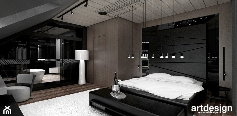 aranżacja sypialni - zdjęcie od ARTDESIGN architektura wnętrz - Homebook