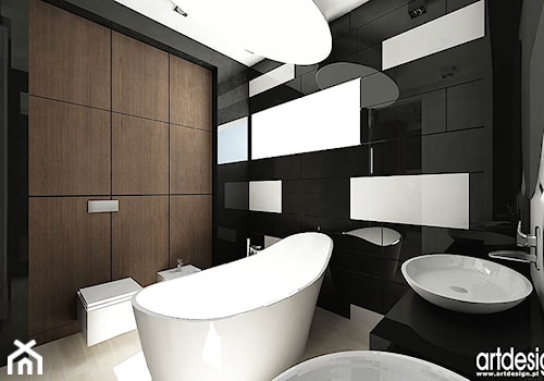projekty nowoczesnej łazienki - zdjęcie od ARTDESIGN architektura wnętrz