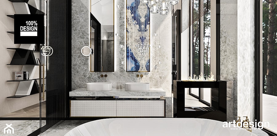 Projektowanie łazienek - zdjęcie od ARTDESIGN architektura wnętrz