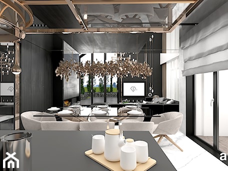 Aranżacje wnętrz - Kuchnia: CATCH THE WIND | I | Wnętrza domu - Mała otwarta z salonem z kamiennym blatem czarna z zabudowaną lodówką kuchnia jednorzędowa z wyspą lub półwyspem z oknem z marmurową podłogą, styl nowoczesny - ARTDESIGN architektura wnętrz. Przeglądaj, dodawaj i zapisuj najlepsze zdjęcia, pomysły i inspiracje designerskie. W bazie mamy już prawie milion fotografii!