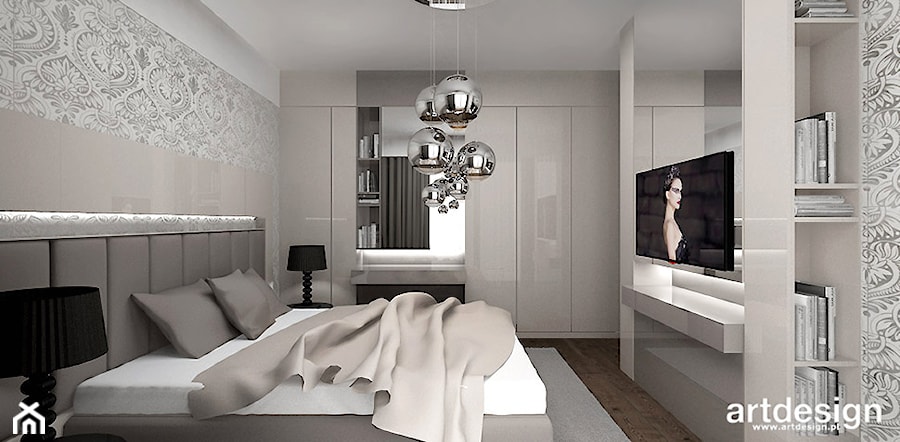 LOOK #33 | Apartament - Sypialnia, styl nowoczesny - zdjęcie od ARTDESIGN architektura wnętrz