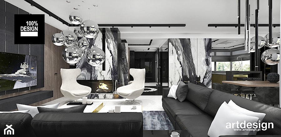 IN THE HEAT OF THE MOMENT | Wnętrza domu - Salon, styl nowoczesny - zdjęcie od ARTDESIGN architektura wnętrz