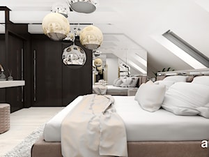 aranżacja sypialni na poddaszu - zdjęcie od ARTDESIGN architektura wnętrz
