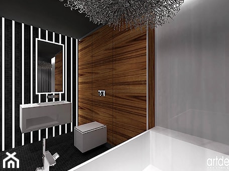 Aranżacje wnętrz - Łazienka: projektowanie nowoczesnej łazienki - ARTDESIGN architektura wnętrz. Przeglądaj, dodawaj i zapisuj najlepsze zdjęcia, pomysły i inspiracje designerskie. W bazie mamy już prawie milion fotografii!