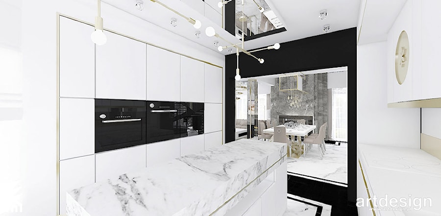 HIGH LIFE | I | Wnętrza domu - Kuchnia, styl nowoczesny - zdjęcie od ARTDESIGN architektura wnętrz
