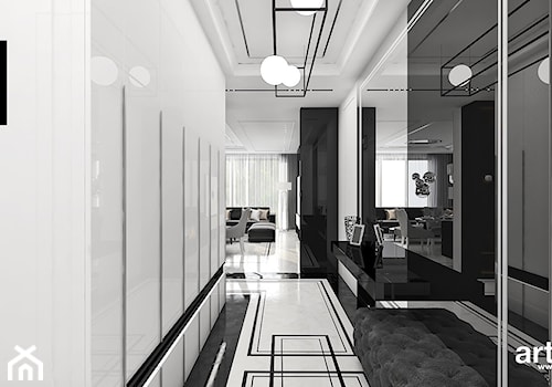 COUNT TO THREE | Wnętrza apartamentu - Hol / przedpokój, styl nowoczesny - zdjęcie od ARTDESIGN architektura wnętrz
