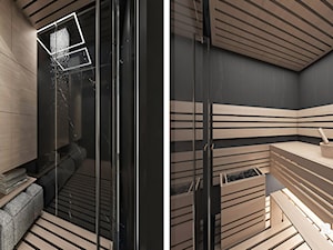 projekt sauny i szatni - zdjęcie od ARTDESIGN architektura wnętrz