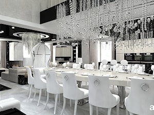 TRADITIONS REVISITED | Rezydencja - Jadalnia, styl glamour - zdjęcie od ARTDESIGN architektura wnętrz